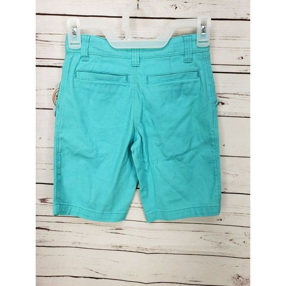 Wonder Nation Bleached Teal Size 8 Bermuda Adjustable Waist Shorts - Picture 4 of 6